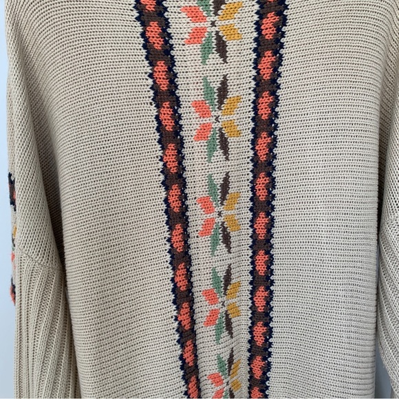 Quinn Tan Artful Cardigan Sweater (Size M) GREAT for spring and Summer evenings! - Picture 7 of 7